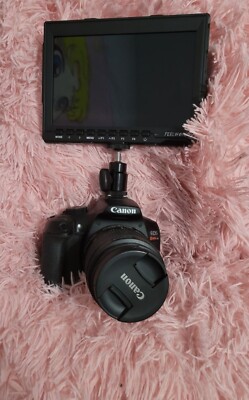 Canon EOS Rebel T6 DSLR Camera with EF-S 18-55mm f/3.5-5.6 IS II Lens in Black