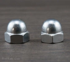 Vintage Roadmaster Bicycle Springer Fork SS CAP NUTS Shelby Bike 3/8" Truss Rods