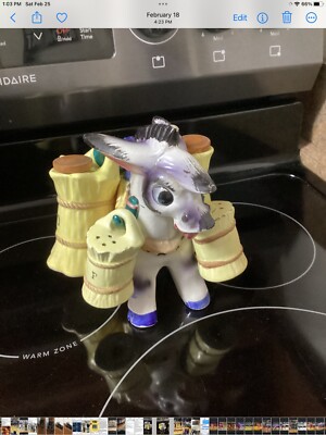 Vintage Japan  Ceramic Donkey Burro Vinegar Oil Salt Pepper  Holder