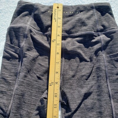 Victoria's Secret Black/grey Leggings with Pockets Size 2