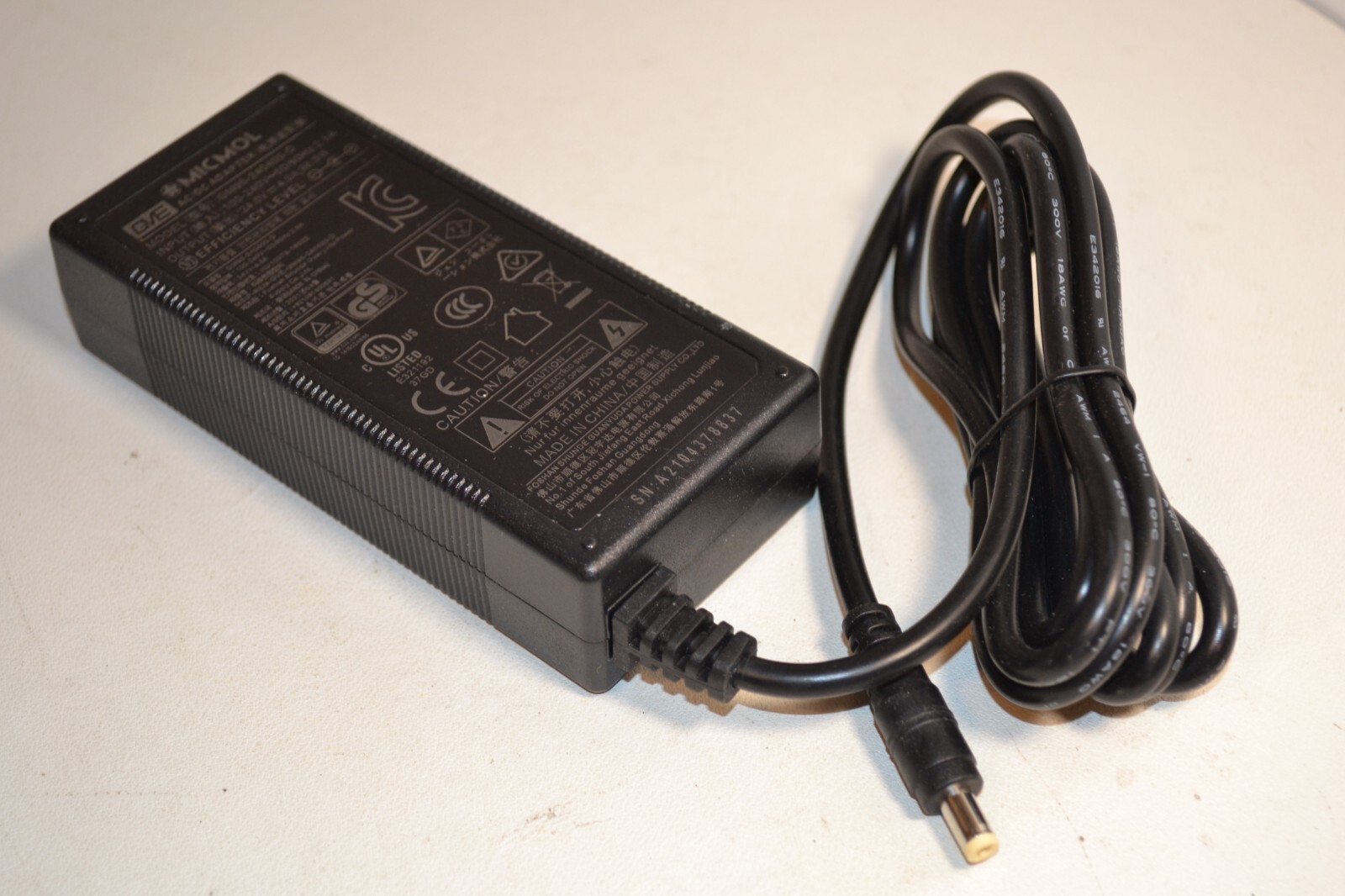 GVE GM95-240400-D Genuine AC DC Adapter Without Power Cord