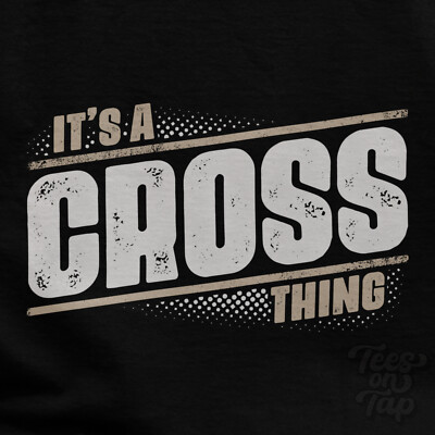 IT'S A CROSS THING T-SHIRT Name Nachname lustig Familie Geschenkidee