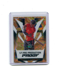 2023 Leaf Eclectic Valiant Gold Lava Proof Adolfo Sanchez Rookie 1/1