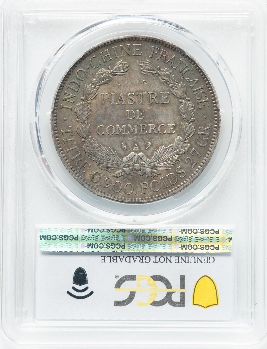 France - 1904-A - Indo-China Piastre - PCGS AU Details - Great