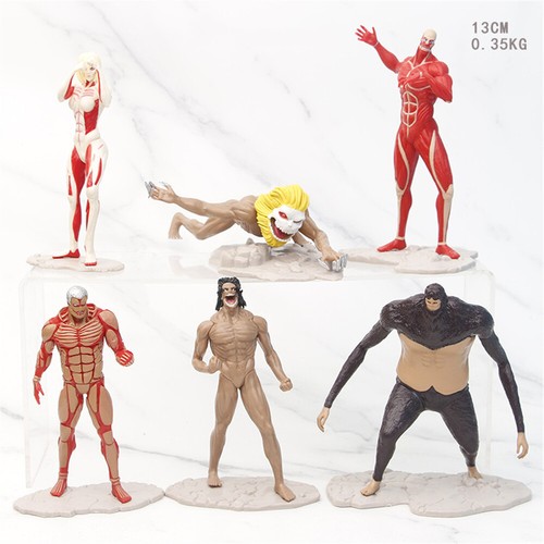 Attack On Titan Anime 6PCS Jaw Colossal 