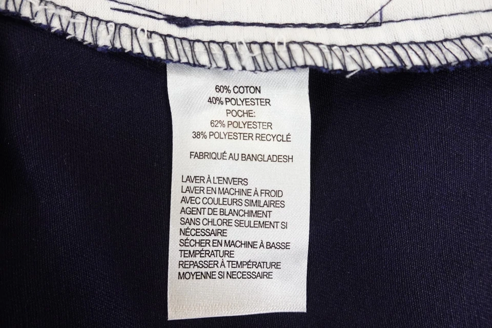 Pantalones de uniforme recto de sarga azul marino relajado Husky talla 16 French Toast para niños nuevos con etiquetas Foto 3 de 4