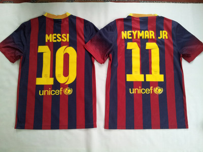 NIKE LIONEL MESSI FC BARCELONA AUTHENTIC VAPOR MATCH HOME JERSEY 2017/18. |  #1898191299