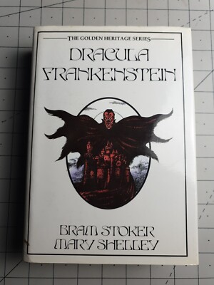 Dracula Frankenstein Stoker Shelley Golden Heritage 1988 Hardback Book