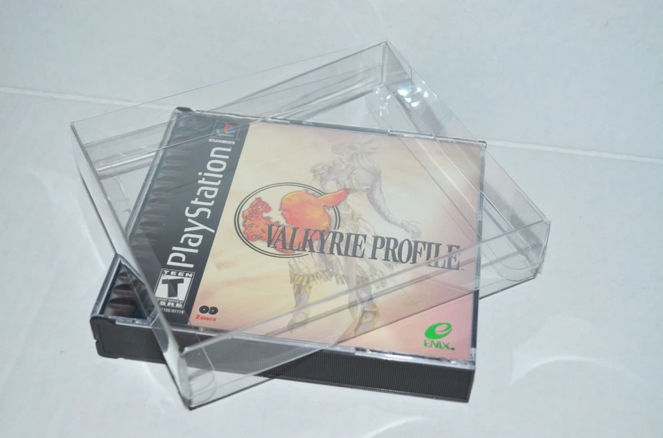 30 Sony PlayStation 1 PS1 Double Plastic Protective Cases Display Box Sleeves - Image 4 of 4