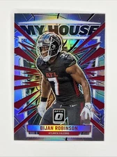 Bijan Robinson 2023 Donruss Optic My House Silver Prizm Atlanta Falcons