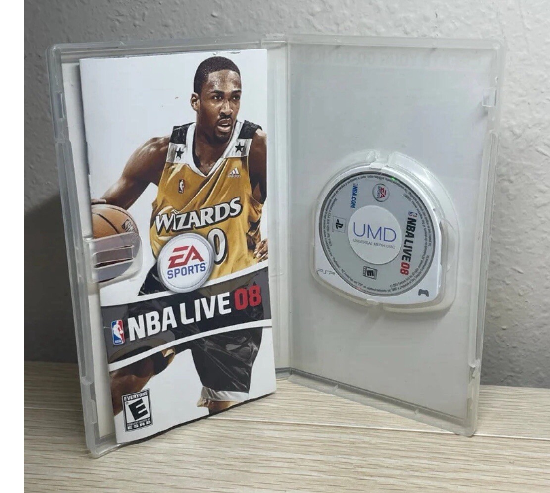 新品未開封　NBA LIVE 08 PSP バスケゲーム NBA Live 08 Gilbert Arenas Washington Complete Sony PSP | eBay