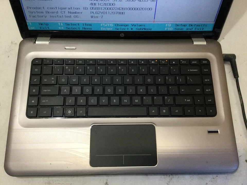 HP PAVILION DV6 - INTEL I3 M370 - 4GB RAM - BOOTS TO BIOS - READ DESCRIPTION -BB - Image 3 of 4