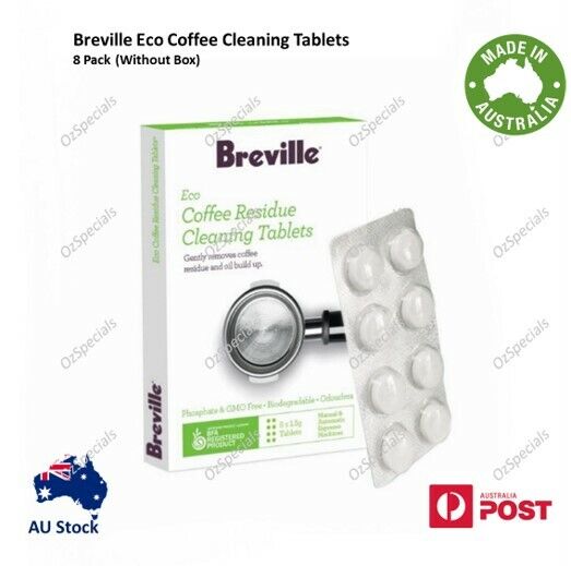 Breville Eco Coffee Residue Cleaning Tablets - 8 Tabs (BES013CLR0NAN1)