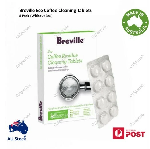 Coffee Machine Cleaning Tablets 8 Tablets Pack Breville + Other Coffee Machines