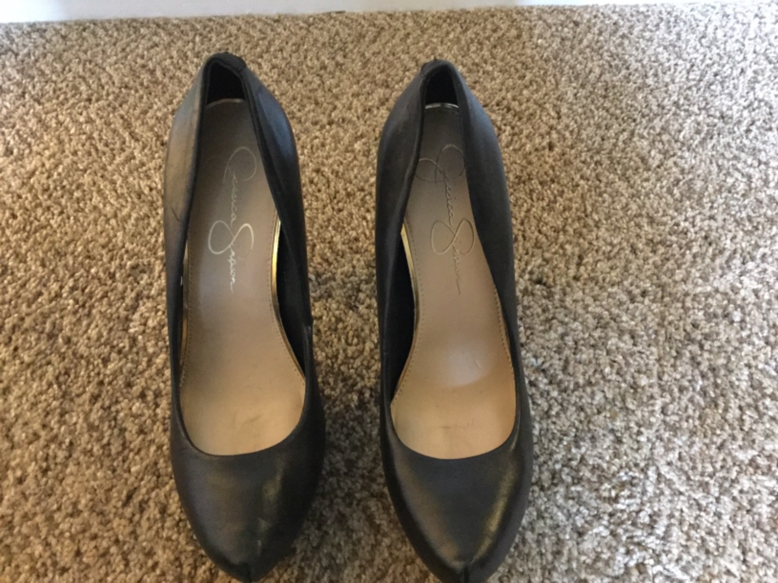 Black Shoes Jessica Simpson Classic Pump Size 7 5 M Gem