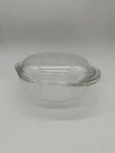 Vintage Pyrex 2 Quart Casserole Dish Bowl 024 With Lid 684-c Clear Glass