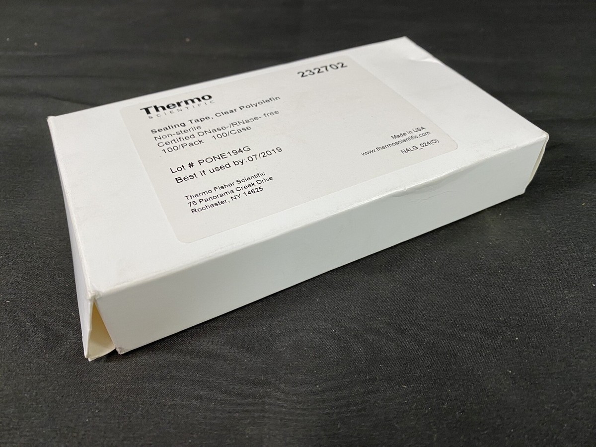ey　シール THERMO SCIENTIFIC Polyolefin Clear Nunc Sealing Tape 232702 (100