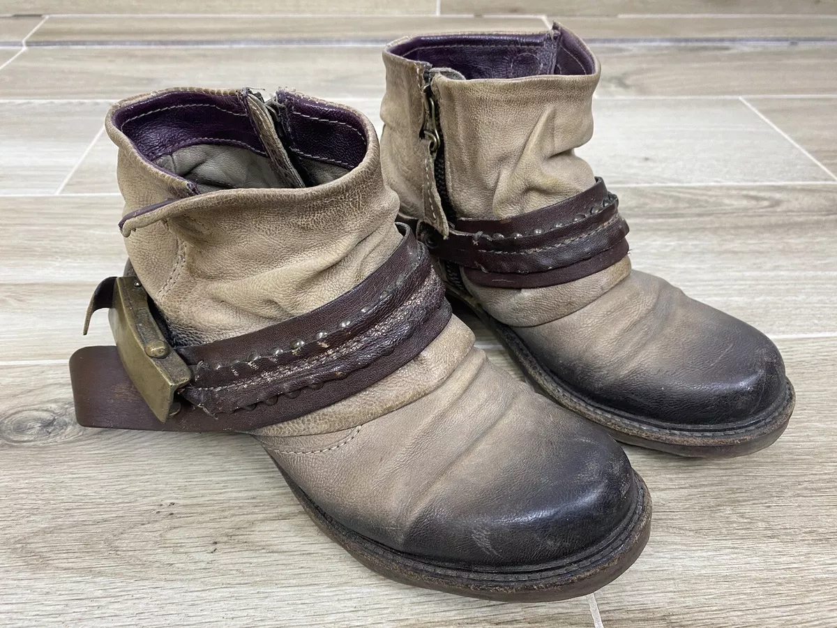 Ladies biker ankle boots cheap