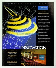 Bose Speakers 2000 Trade Print Magazine Ad Poster ADVERT