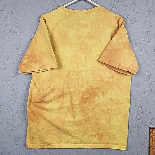 Vintage The Mountain Shirt Mens Large L Yellow Tye Dye 2000 Applejack Fairy - Picture 5 of 6