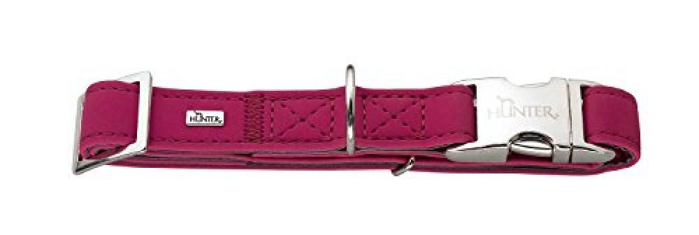 Hunter Softie Alu-Strong L Lampone: Collare Cane Similpelle Alta Qualità