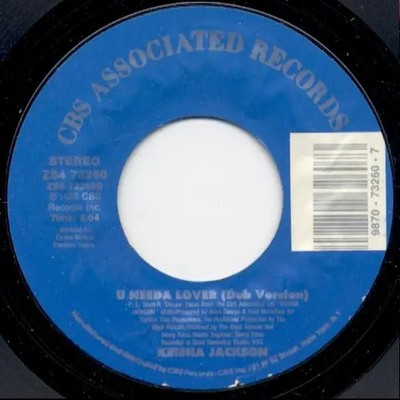 Keisha Jackson U Needa Lover Vinyl Single 7inch CBS Associated Records