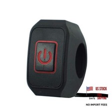 7/8" Waterproof Motorcycle Handlebar Mount Headlight Fog Light Spot Lights