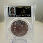 Legend Of Life 2024 Morgan Dollar First Strike PCGS Ms70 Signed Stephen Curry