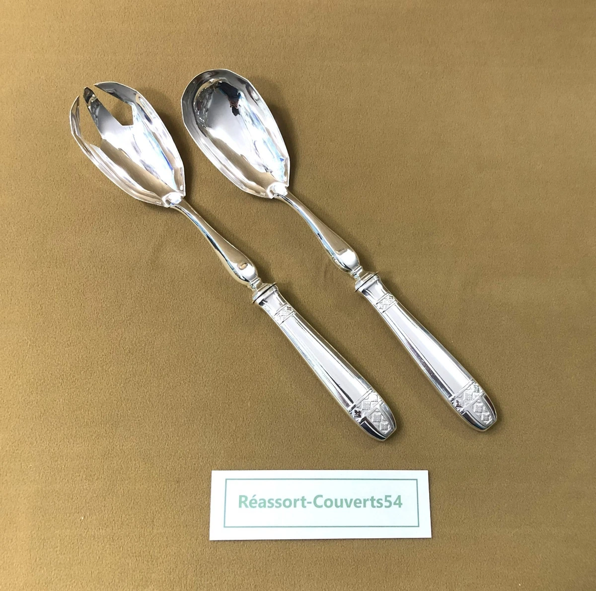 Lot De 12 Cuillères à Soupe Métal Argenté - Modèle Grand Prix De Monaco - 20,1 Cm