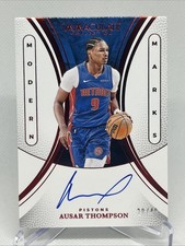 2024-25 Panini Immaculate Modern Marks Red /49 Ausar Thompson AUTO #MM-AST