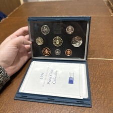 1994 UK Royal Mint Proof Coin Collection 8 Coin Year Set In Blue case