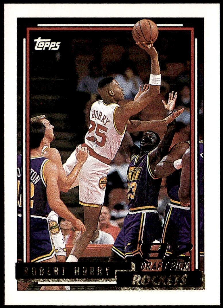 1992-93 Topps #308 Robert Horry Gold Rookie