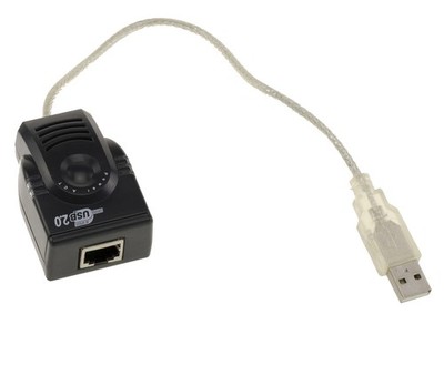 USB LAN Kabel: USB2.0 auf RJ45 LAN Ethernet Adapter 10/100 Mbps - MOSCHIP