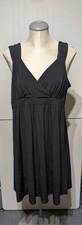 Michael Kors Black Maxi Women's Dress Size Large Empire Waste Knee Length A8