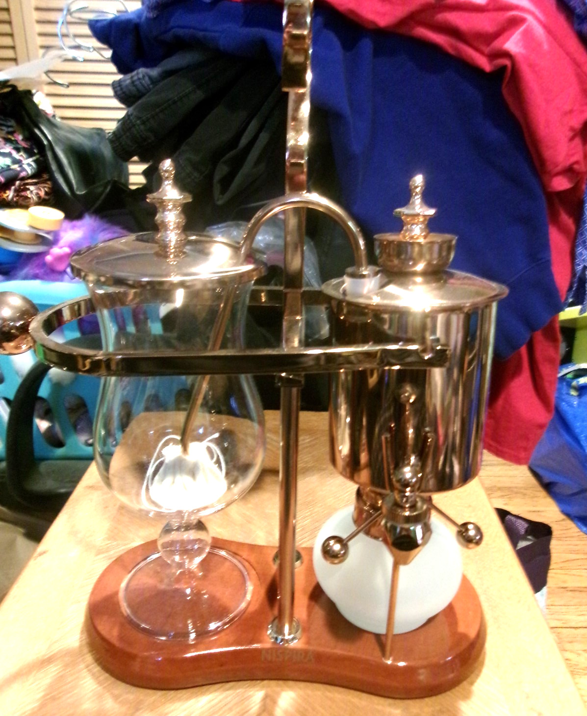 Copper Manual Vacuum Brewer "new"