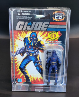 Gi joe 25th Anniversary COBRA COMMANDER Hooded NEW
