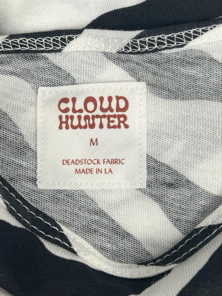 Cloud Hunter Y2K T-shirt Jrs Baby Tee Crew Fitted Zebra Print Cap Sleeve - Image 2 of 4