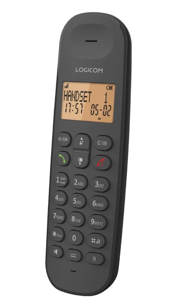 Teléfono inalámbrico analógico Logicom ILOA 150 DECT sin contestador... - Imagen 3 de 4