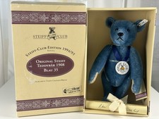 Steiff Animal 420047 Club Teddy 94/95 Bear 35cm. With original packaging ce...