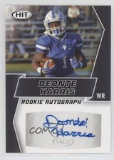 2019 Sage Hit Premier Draft Rookie Black Deonte Harty Harris #A76 Auto 2b2