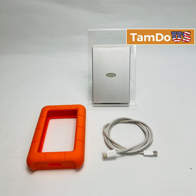 LaCie Rugged USB-C 5TB Portable Hard Drive (ST5000LM000)