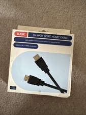 LOGIK L5HDM13 High Speed HDMI Cable - 5 m Supports 1080p Resolution