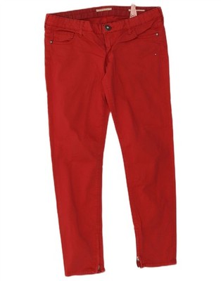 Guess Damen Skinny Jeans W31 L28 Rot Baumwolle DF20