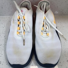 Nike Air Max Motion 2 C16515-100 Blanco Azul Marino Rosa Blanco 9 Apenas Usado
