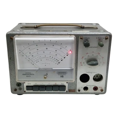 Grundig Messgerät H&B RV3 – Röhrenvoltmeter – Made in West-Germany#68 - Bild 1 von 4