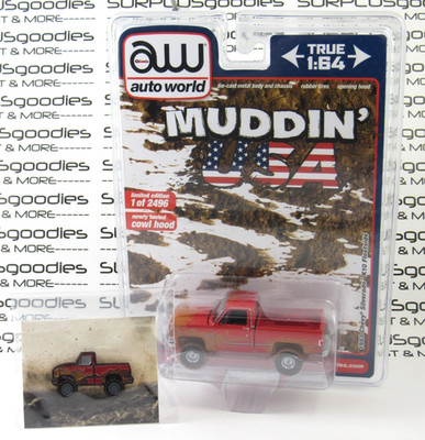 Auto World 2022 Muddin' USA R1: Lifted Muddy 1983 CHEVROLET SILVERADO K10 w/Pin
