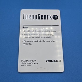Yo Bro TurboGrafx 16 Cartridge TESTED.