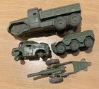 Vintage Dinky Toys /Corgi Military Vehicles For Restoration