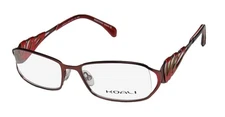 NEW MOREL KOALI 6919K GLASSES BROWN METAL FULL-RIM WOMENS RR052 50-17-135 OVAL