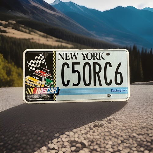 2014 New York State NASCAR Racing Fan License Plate